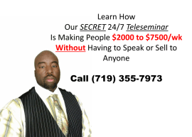 Work From Home –Building A 6 Figure Work From Home Business
