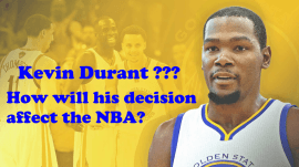 Kevin Durant's, decision to join the Warriors and how it will affect the NBA.
