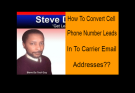 How To Convert Cell Phone Leads To Carrier Email Addresses | Free Cell Phone Leads